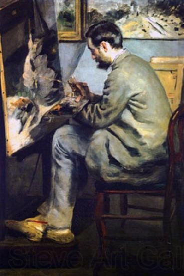 Pierre Auguste Renoir Portrait of Jean Frederic Bazille France oil painting art